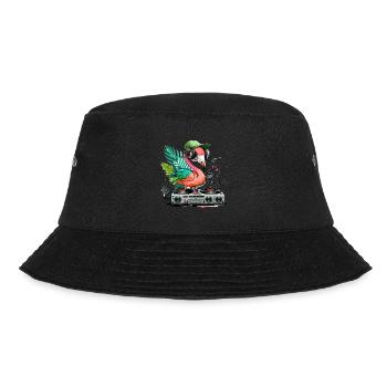 Groovy Pink Bird - Bucket Hat - black - Front - Lela (165cm)