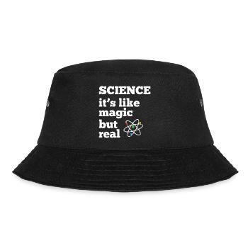 Science - it's like magic but real - Bucket Hat - black - Front - Lela (165cm)