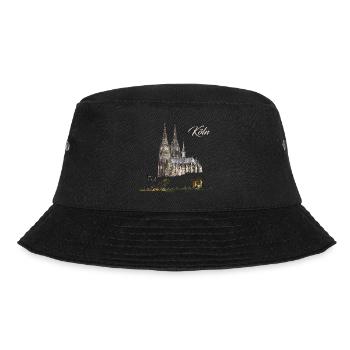 Köln - Bucket Hat - Schwarz - Vorne - Lela (165cm)