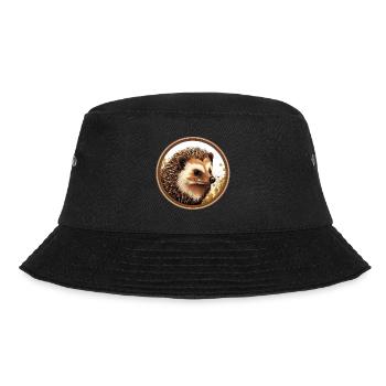 Igel - Bucket Hat - Schwarz - Vorne - Lela (165cm)