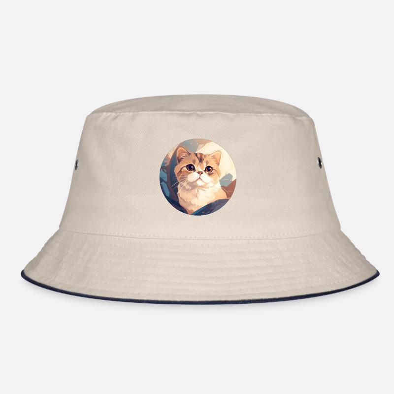 Scottish fold-eared cat Bucket Hat