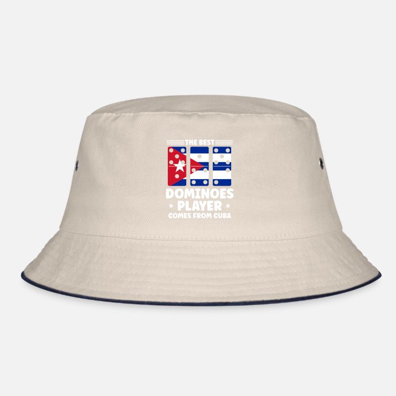 Domino game design Bucket Hat