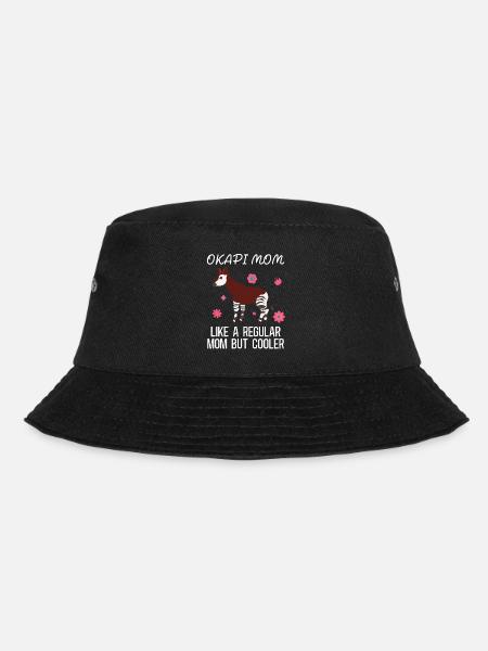 Okapi Wildnis Abenteuer - Bucket Hat - Schwarz
