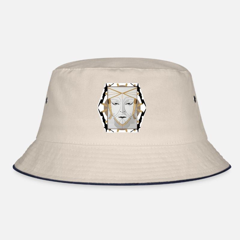 Boho-style face Bucket Hat