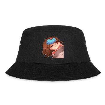 Sarahs Asmr House Merch Emoji Krank - Bucket Hat - Schwarz - Vorne - Lela (165cm)