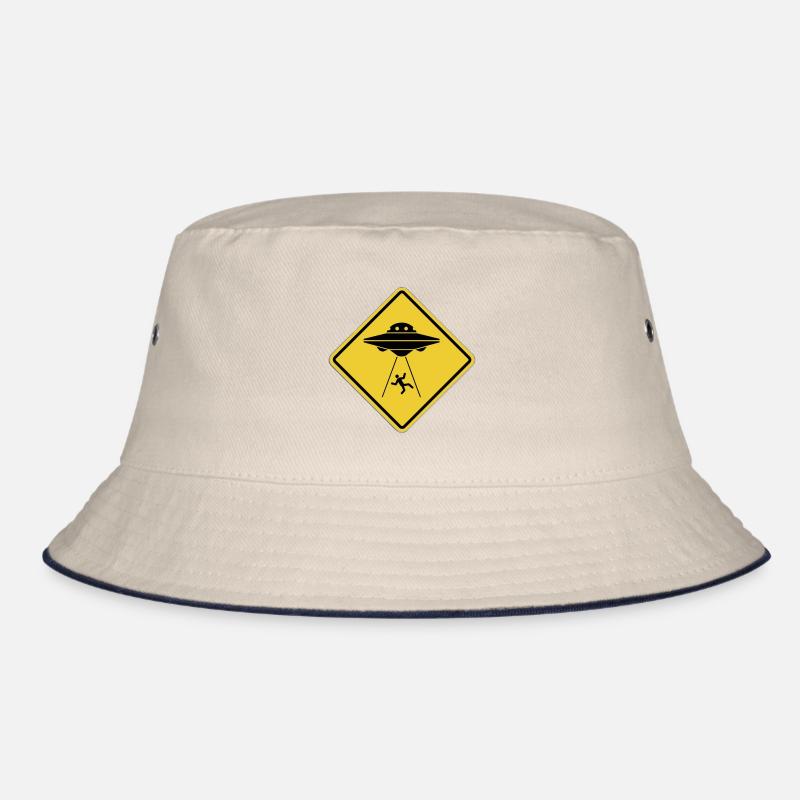 Warning Alien Abduction Bucket Hat