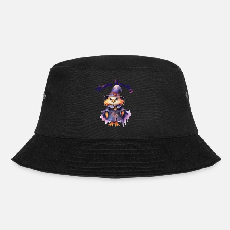 Halloween Kürbis Horror - Bucket Hat - Schwarz