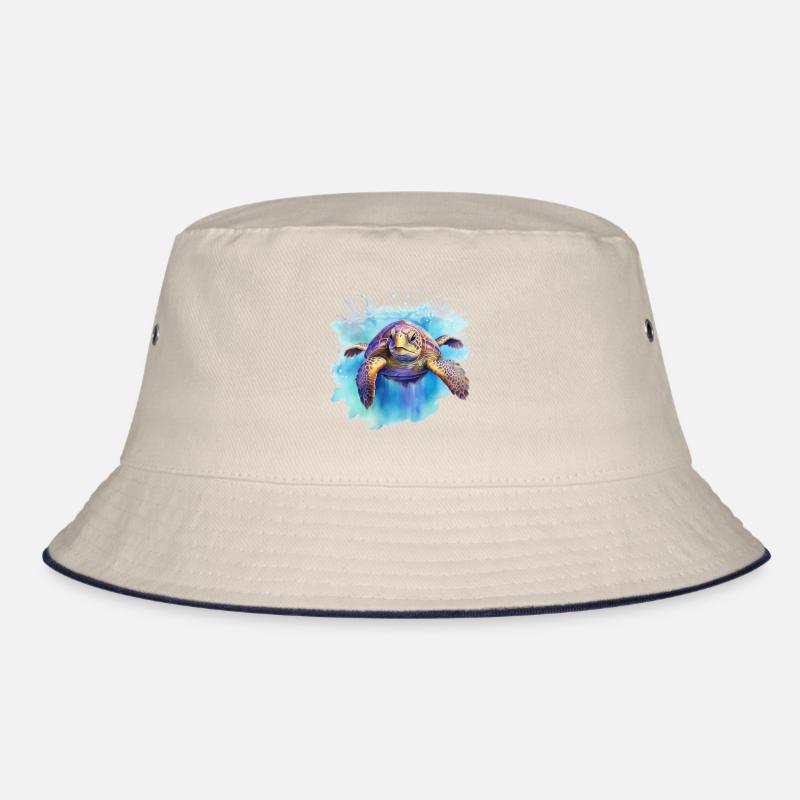 Blue Tortoise Bucket Hat