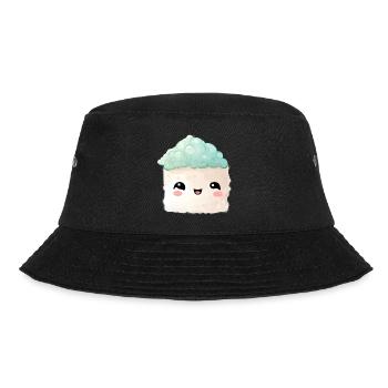 Sushi - Bucket Hat - Schwarz - Vorne - Lela (165cm)