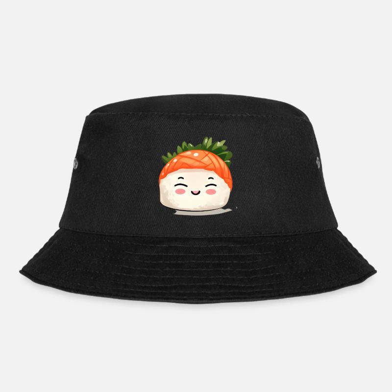 Sushi - Bucket Hat - Schwarz