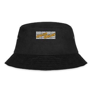 Einzelkind Geschwister Großer Bruder Statement - Bucket Hat - Schwarz - Vorne - Lela (165cm)