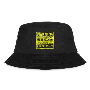 Universum Stern Sonnensystem - Bucket Hat - Schwarz - Vorne - Lela (165cm)