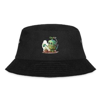Green Thumbs, Metal Fingers - Bucket Hat - black - Front - Lela (165cm)