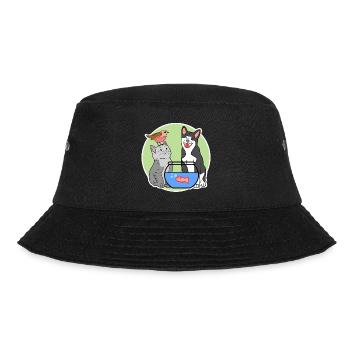 Aquarium, Fish, Dog, Cat, Pets, Pets, Pets, - Bucket Hat - black - Front - Lela (165cm)