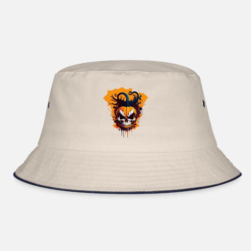 Halloween Pumpkin Bucket Hat