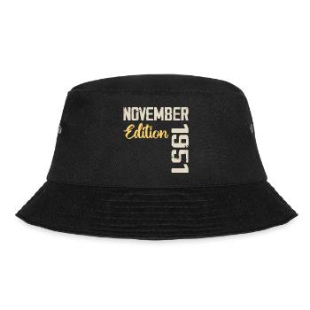 Born in November 1951 - Edition 1951 - Bucket Hat - black - Front - Lela (165cm)