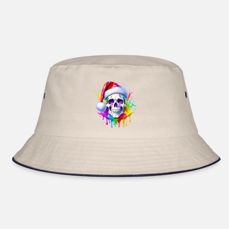 Skull Noël couleur Bob