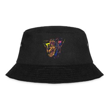 Cyberpunk Android Anime - Bucket Hat - Schwarz - Vorne - Lela (165cm)