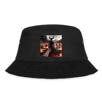 Follow Me to the Abyss - Infernal Devil's Pact #01 - Bucket Hat - black - Front - Lela (165cm)