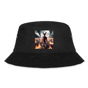 Follow Me to the Abyss - Infernal Devil's Pact #07 - Bucket Hat - black - Front - Lela (165cm)