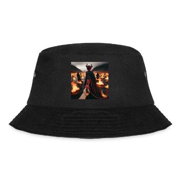Follow Me to the Abyss - Infernal Devil's Pact #13 - Bucket Hat - black - Front - Lela (165cm)