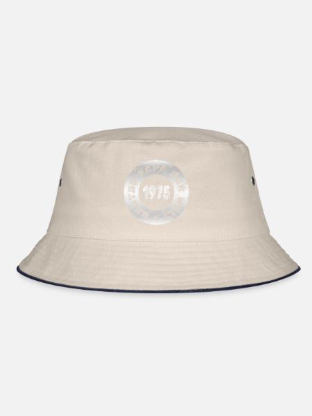 1975 - Bucket Hat - Natur/Navy - Vorne
