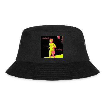 Jogger, man addicted to running - Bucket Hat - black - Front - Lela (165cm)