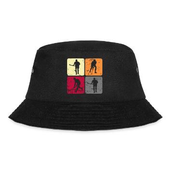 Feldhockey Hockey "Hockey-sport" Hockeyspieler - Bucket Hat - Schwarz - Vorne - Lela (165cm)
