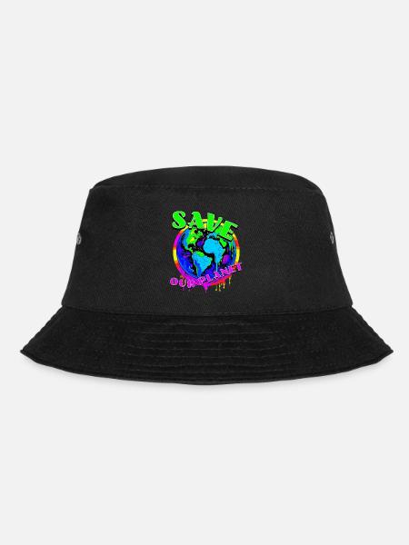 Save the planet - Bucket Hat - black