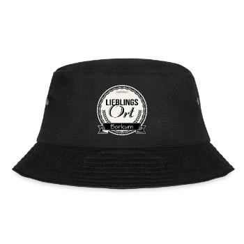 Lieblingsort Borkum - Bucket Hat - Schwarz - Vorne - Lela (165cm)