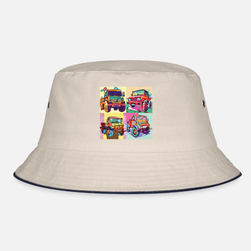 Unimog - Evolution - Warhol - Universal Motorized Tool Bucket Hat