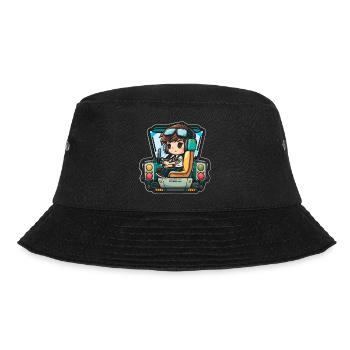 The Aviator - Bucket Hat - black - Front - Lela (165cm)