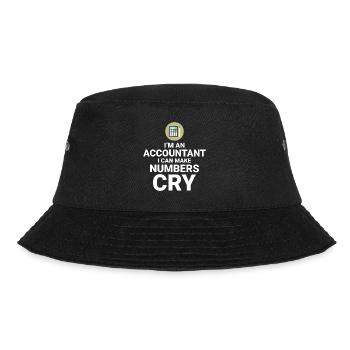 Accountant Accounting Bookkeeping Finance Funny - Bucket Hat - black - Front - Lela (165cm)
