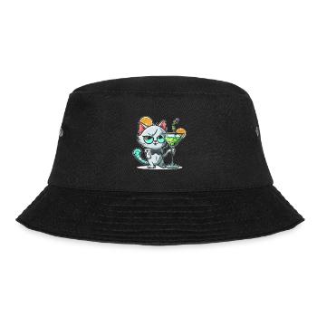 Die Katzen Miau Bar - Bucket Hat - Schwarz - Vorne - Lela (165cm)