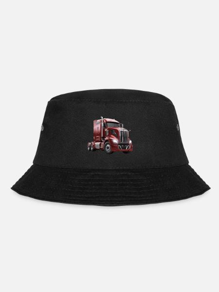 Amerikanischer LKW - Bucket Hat - Schwarz