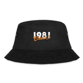 Vintage 1981 - Bucket Hat - Schwarz - Vorne - Lela (165cm)