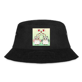 Owl Tea - Bucket Hat - black - Front - Lela (165cm)