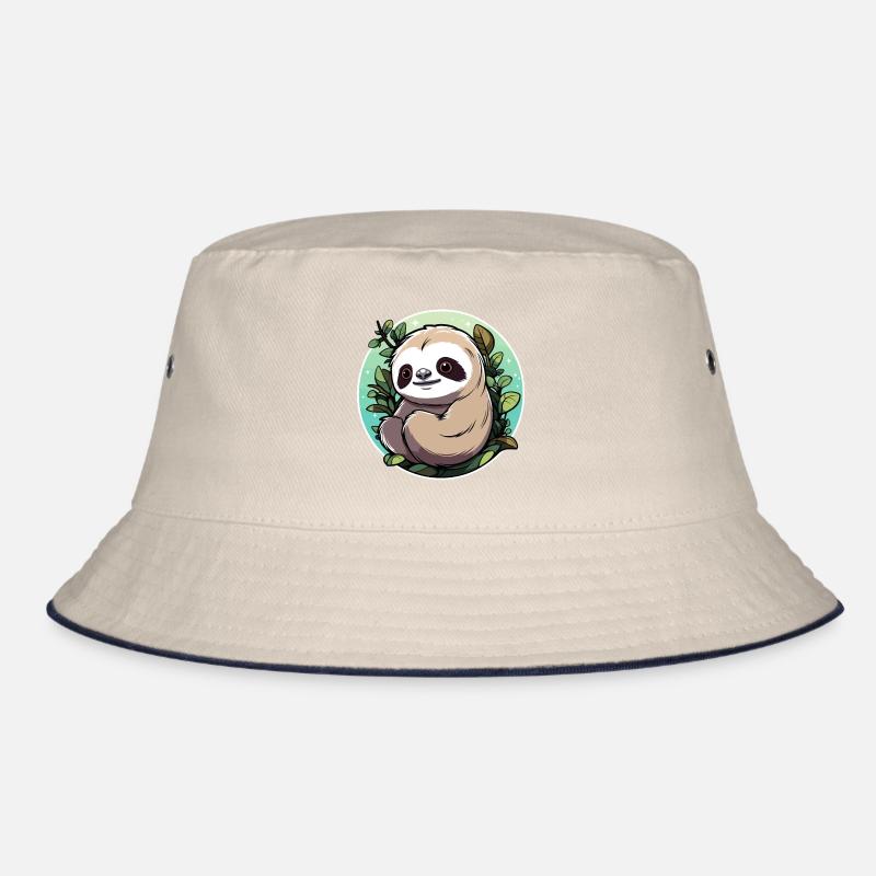 Faultier Zeichnung Bucket Hat