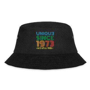 Vintage 1973 - Bucket Hat - Schwarz - Vorne - Lela (165cm)
