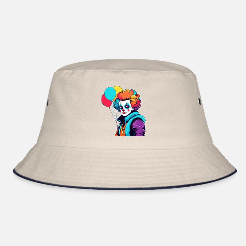 Clown Drawing Bucket Hat