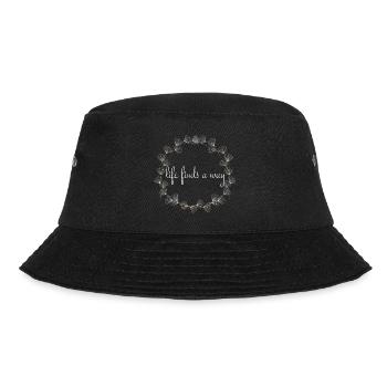 Life finds a way, Dandelion - Bucket Hat - black - Front - Lela (165cm)