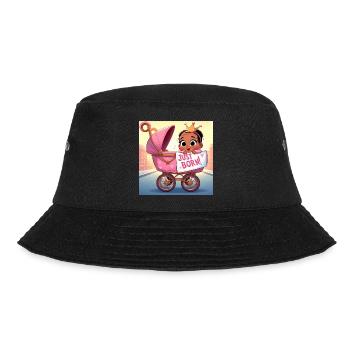 Just Born Girl - Bucket Hat - black - Front - Lela (165cm)
