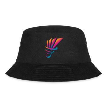 Badminton Federball - Bucket Hat - Schwarz - Vorne - Lela (165cm)