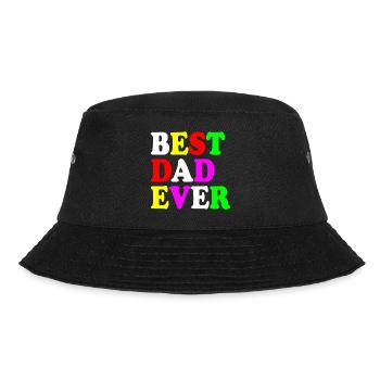 Best dad ever - Bucket Hat - black - Front - Lela (165cm)