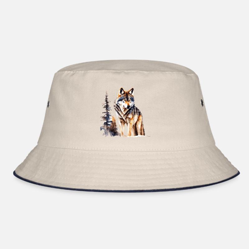 Wolf Bucket Hat