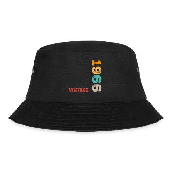 Vintage 1966 - Bucket Hat - Schwarz - Vorne - Lela (165cm)