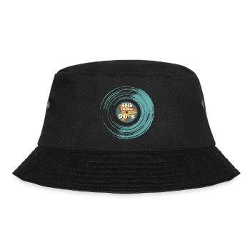 Back to the 90's vinyl record - Bucket Hat - black - Front - Lela (165cm)