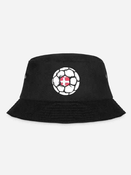 Team Handball Dänemark EM Ball Handballer Logo - Bucket Hat - Schwarz