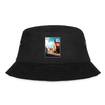 Beadnell Angleterre Affiche de voyage vintage souvenir - Bob - noir - Devant - Lela (165cm)