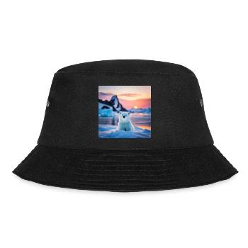 Pooh on the Ice Floe - Bucket Hat - black - Front - Lela (165cm)